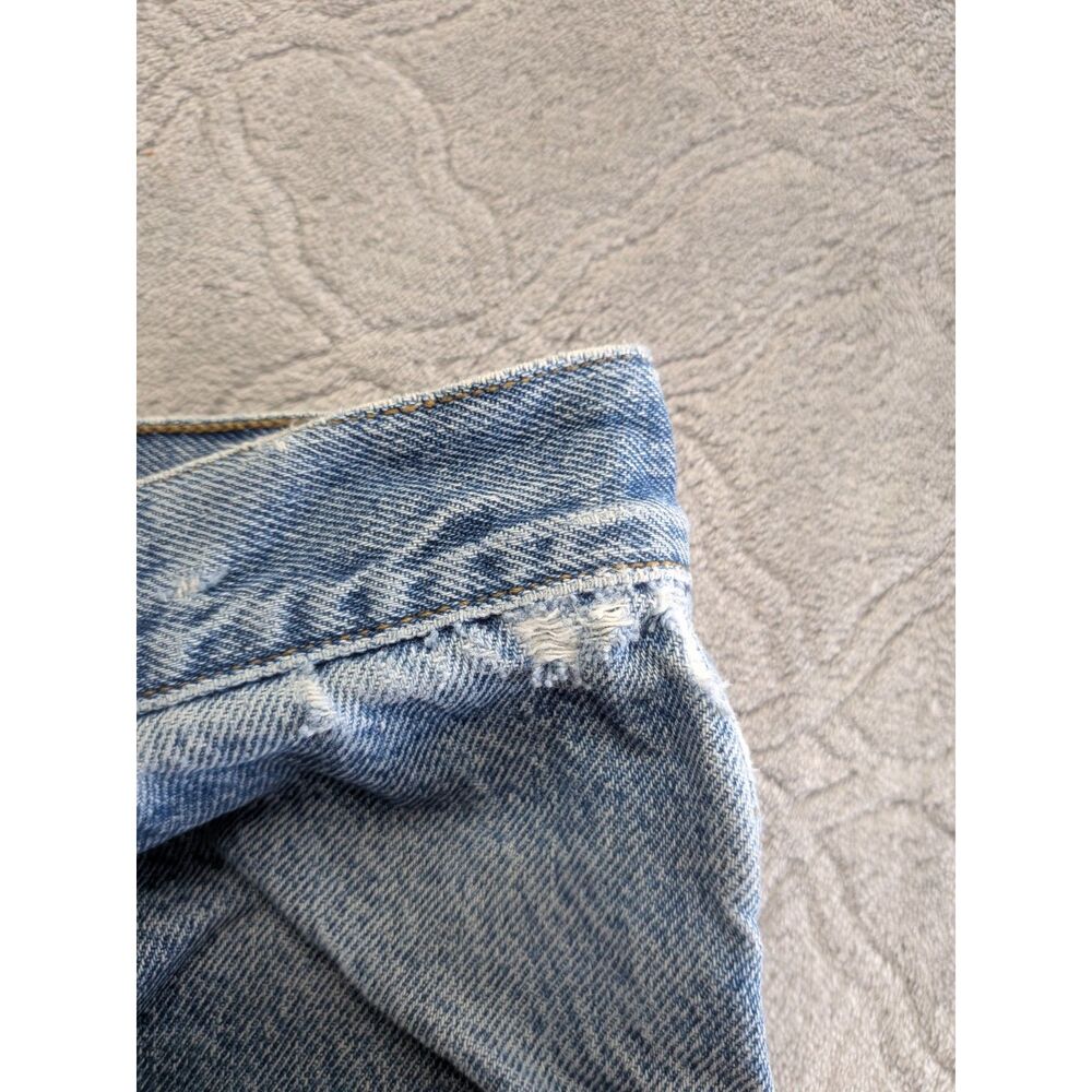 Anchor Blue Original Jeans Mens 36x34 Light Wash Y2K Wide Leg Denim